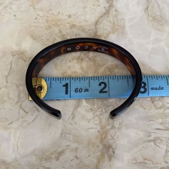 Sacori Faux Tortoise Shell Cuff Bracelet - Picture 5 of 5